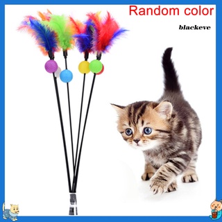 BL-Pet gato gatito Teaser pluma bola de juego varilla varita divertido juguete interactivo
