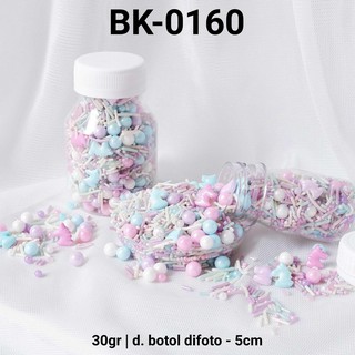 Bk-0160 espolvorear espolvorear 30gr 30gr unicornio Color pastel