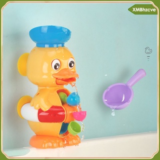 [zcve] juguetes de baño para niños pequeños juguetes de bañera, y espolvorear pato piscina de agua juguetes para niñas niños, bebé juguetes de baño pato giratorio