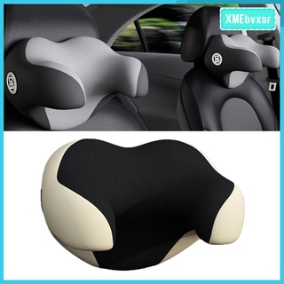 [xmebvxsr] confort coche auto interior en forma de u cojín asiento de espuma viscoelástica reposacabezas viaje dormir almohada soporte de la cabeza