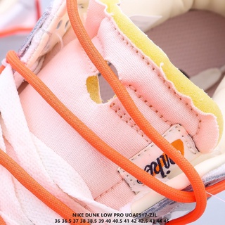 Nike SB Dunk Low LTHR / OW OW tendencia conjunta retro zapatos deportivos casuales de corte bajo (7)