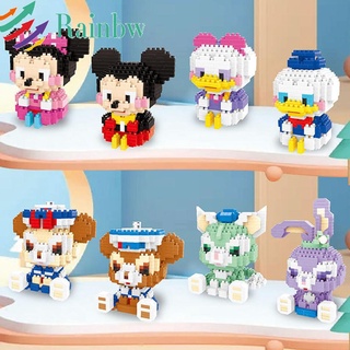 Nuevo diamante bloque de construcción juguetes educativos personajes de Disney StellaLou&Duffy&CookieAnn