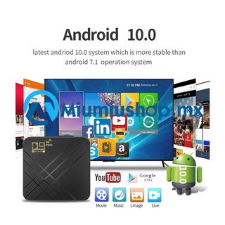 D9 PRO Android 10.0 HD Smart TV Box Dual Channel WIFI Wireless Bluetooth 2GB 16GB 4K Voice Smart Mini Network TV Receiver