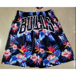 Mz 【10 styles】NBA shorts Chicago Bulls pocket basketball shorts sports shorts