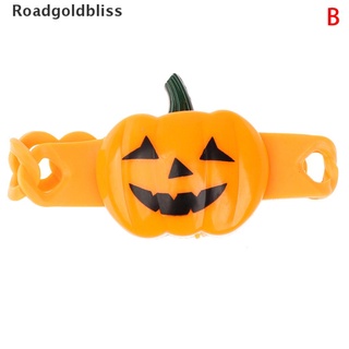 roadgoldaurora halloween luminosa pulsera de calabaza halloween regalo para niños decoración de fiesta wdau