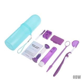 [Dfg] Kit De limpieza Oral ortodoncia/Kit De esterilación/Kit De brochas interdentales (Oyui)