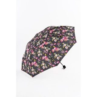 Moda plegable paraguas motivo roses.hermoso revestimiento negro para Anti UV parasol