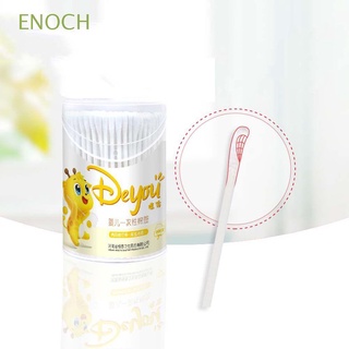 ENOCH 200 Pcs/set Disposable Cotton Swab Newborn Paper Sticks Cotton Pads Nail Nose Cleaning Baby Care Tool Ears Soft Cotton Buds