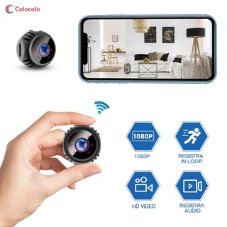 IN STOCK☑ Mini 1080P Camera WiFi 2021 Small Wireless Baby Monitor Home Security Surveillance Nanny Camera with Real-time Send Mobile Phone colocolo