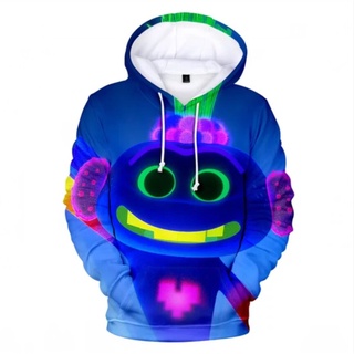 【Classic Hot Sale】 2021 New Trolls 2 Sweatshirts Hoodies Fashion Peculiar Sport Enfant Cartoon Hoodies Kids Hip Hop Outwear