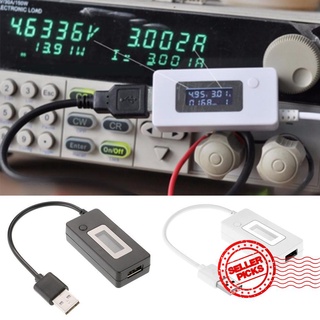 Mini Lcd Usb Voltage Current Detector Reader Monitor Amp Tester Device Meter H9E3