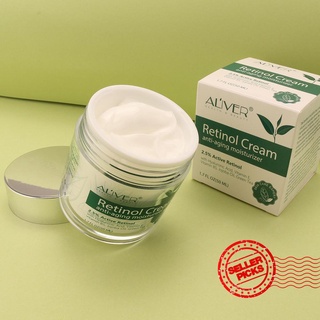 aliver 50ml retinol extracto crema facial anti-envejecimiento antioxidante anti hidratante crema arrugas l5k3