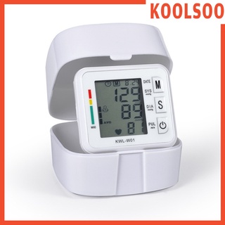 [Koolsoo] Dgital automático muñeca Monitor de presión arterial probador de pausa máquina de medición