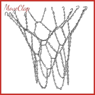 12 bucles de baloncesto red de zinc chapado en acero interior al aire libre