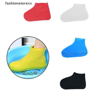 Fashionstorexx Overshoes Rain Silicona Impermeable Zapatos Cubre Botas Cubierta Protector Reciclable MX