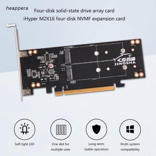 hea 4Port PCIE X16 to M.2 NVME Solid State Expansion Card Mechanical VROC RAID Card