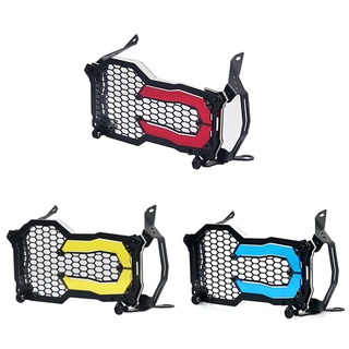 Motorcycle Headlight Protector Grille Guard Cover Yellow