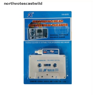 ncvs audio cassette cabeza limpiador y desmagnetizador para coche casa cassette reproductores wild