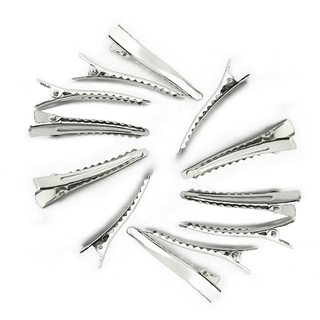 freda clips de pelo portátiles para niñas peluquería cocodrilo horquilla mujeres plata profesional moda única punta con dientes herramientas de estilo (7)