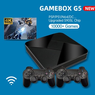 Powkiddy G5 Game Box S905L portátil WiFi 4K HD Super Mini consola de juegos soporte PS1 FC Atari