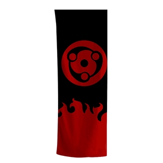 110x35cm Naruto toalla de baño suave cómodo hogar colorido toalla Sasuke Uchiha Akatsuki logotipo de secado rápido toallas de alta absorción regalo rentable (1)