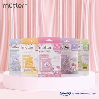 Mutter Sanrio bolsas de leche materna 120ml contenido 30 bolsas de leche ASIP Hello Kitty