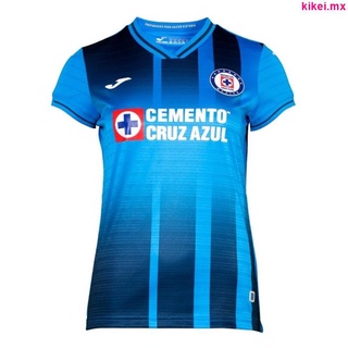 21/22 camiseta de fútbol cruz azul/cruz azul/camiseta de fútbol de casa uniforme para mujer