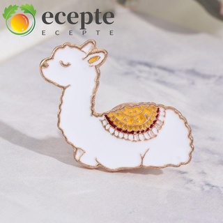 ECEPTE Lovely Alpaca Sheep Brooches Cartoon Cute Animal Enamel Badges Baby Llama Pins Women Girl Kids Fashion Jewelry Gift Coat Jacket Lama Glama (1)
