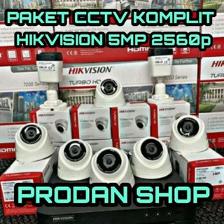 Hikvision 8 cámara CCTV paquete de cámara 5MP FULL HD 8CH 8 canales TURBO HD 2560p sin Cable