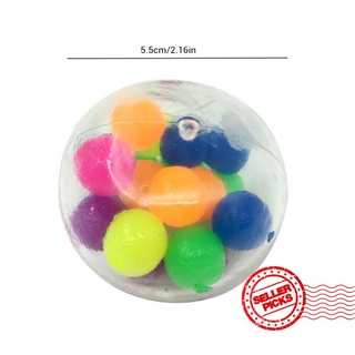 Sensory Toy Squishy Anti Stress Reliever Ball Toy Autism Anxiety Fidget Toy Novelty Squeeze W5F3