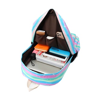 ghulons 3pcs mochila escolar para adolescentes niñas portátil daypack niños bookbag con bolsa de almuerzo estuche lápiz (4)