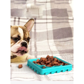 4pcs Pet Slow Food Bowl perro lavabo perro suministros comer perro tazón grande tazón dorado Retriever perro grande Anti atragantamiento tazón de alimentos (8)