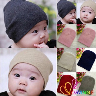 Ord7-newborn Baby Unisex Beanie sombrero suave lindo algodón gorra invierno caliente sólido gorra bebé Toddle sombrero