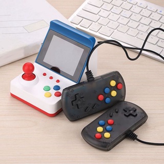 OUYOU Mini consola de videojuegos portátil Retro FC roja y blanca consola de juegos de doble mango (7)