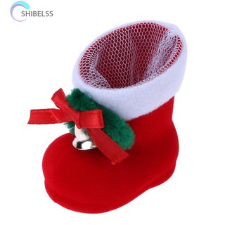 UEBTECH Goodfeng decoración de navidad Santa Claus dulces botas de regalo de fiesta en casa botas rojas colgante decoraciones para