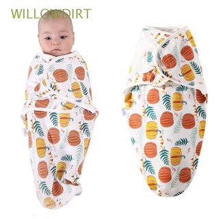 willowdirt 0-6 meses envolver envoltura linda manta bebés sacos de dormir flor recién nacido dulce puntos sobre algodón saco de dormir