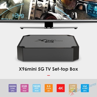 Ss.X96 Mini TV Box Android 9.0 S905W Quad Core 2GB RAM 16GB ROM Set Top