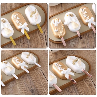 10pcs acrílico helado palos paletas palo niños DIY hecho a mano manualidades (8)