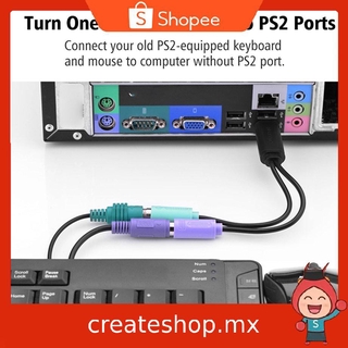 [TOP]Usb To Ps2 Adapter Cable One Minute Two Support Kvm Scanner Ps2 Switch