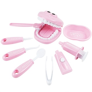 9 piezas dentista juguete pretender dentista cheque modelo de diente niño educativo Doctor juguete