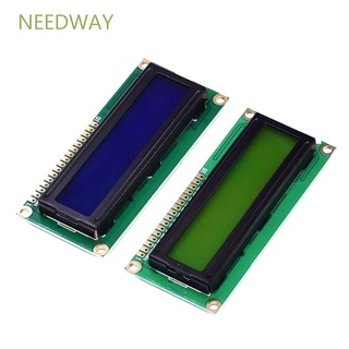 NEEDWAY 5V módulo LCD para Arduino pantalla LCD módulo de pantalla 1602 electrónica inteligente 16x2 módulo de caracteres pantalla verde código blanco módulo de pantalla LCD/Multicolor