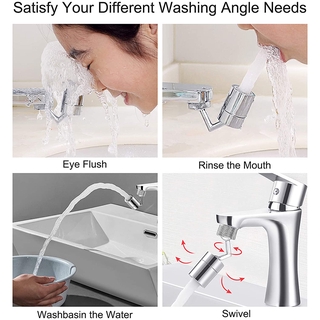 Grifo giratorio aireador de gran Angular perfecto Para lavado Facial cocina y baño (6)