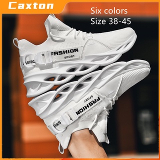 Caxton tamaño 38-45 kasut kasut kasut hombres zapatos de deporte de moda transpirable malla zapatos para correr deportes al aire libre zapatos para correr zapatos de los hombres
