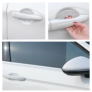 Pegatinas de puerta no tóxicas de PVC Protector transparente Universal antiarañazos (7)