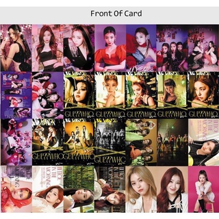 55Pcs Itzy nuevo álbum adivinar quién pequeña tarjeta foto tarjeta postal pequeña tarjeta Lomo tarjeta coleccionable mercancía (6)