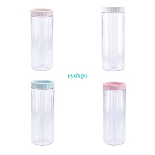 YGO Kitchen Transparent Food Storage Container With Lids Durable Seal Pot Cereal Grain Bean Rice Sealed Plastic Milk Powder Jar