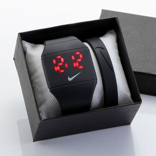 Nike Led Leisure Sports Silicone Digital Watch/Unisex