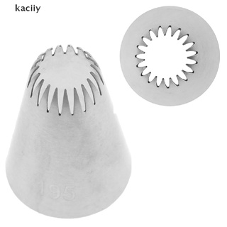 kaciiy #195 cabeza de pastel de metal glaseado boquillas de acero inoxidable pastel crema decoración punta mx