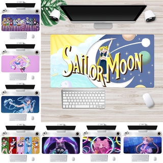 H&l Anime Sailor Moon impresión grande Mousepad juego oficina hogar Multimedia ordenador teclado antideslizante alfombrilla de ratón (1)