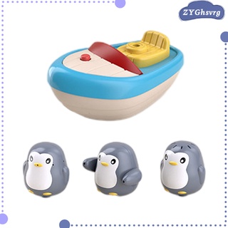 verano baño juguete eléctrico spray agua automático rociador barco niños educativo baño bañera piscina juguetes para bebés